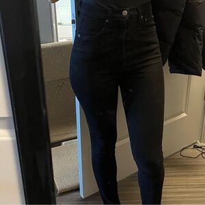 Reformation Jeans Ultra High and Skinny Womens Size 26 Black